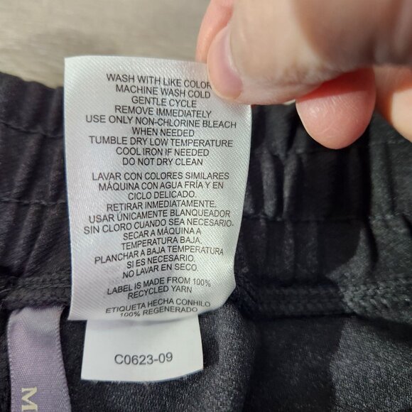 Mondetta Dark Grey Textured Pintuck Straight Leg Pant Womens Size XL - Picture 12 of 12